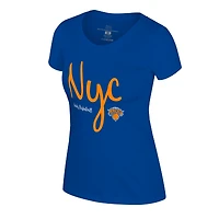 Women's Stadium Essentials  Blue New York Knicks Third Quarter T-Shirt