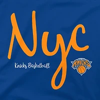Women's Stadium Essentials  Blue New York Knicks Third Quarter T-Shirt