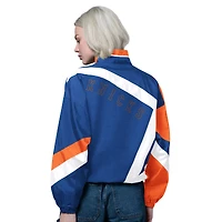 Women's Starter Blue/Orange New York Knicks 1st Quarter Full-Zip Jacket