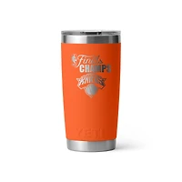 Gobelet isotherme YETI New York Knicks, champions des finales NBA 2026, 59 cl (20 oz), avec couvercle Magslider