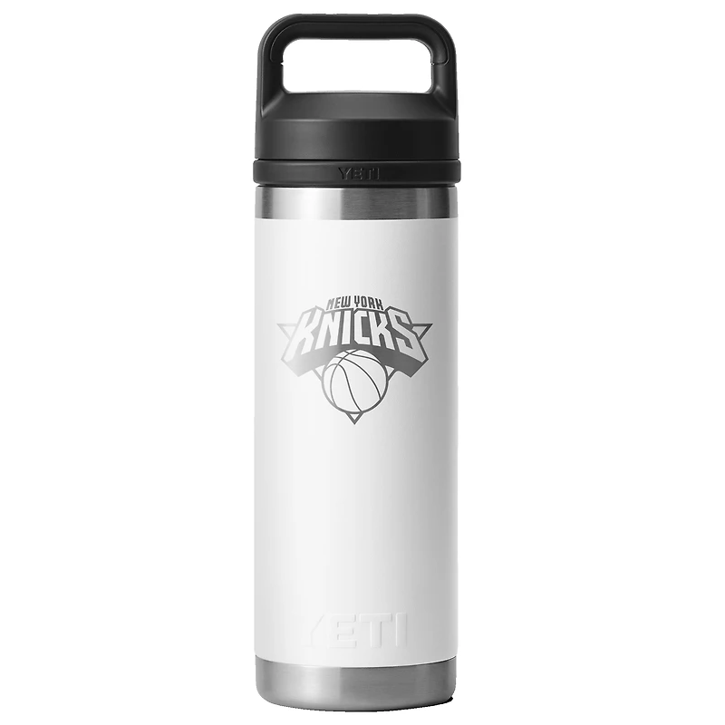 YETI White New York Knicks 18oz. Rambler Chug Water Bottle
