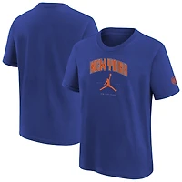 T-shirt bleu Essential Cities de la marque Jordan pour jeunes des New York Knicks