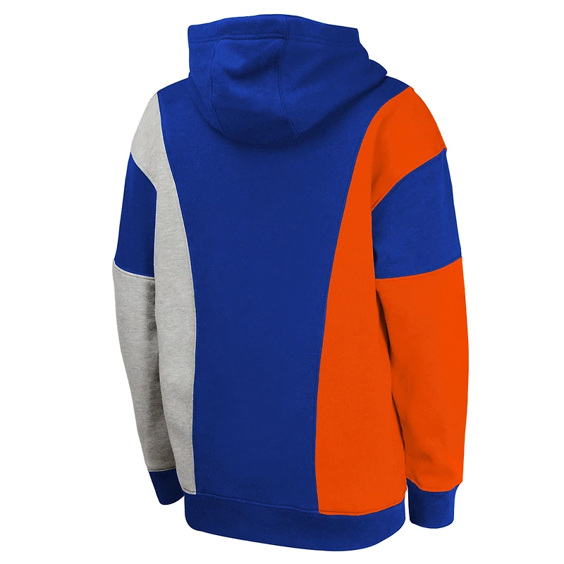 Sweat à capuche bleu pour jeunes New York Knicks Ace the Hole