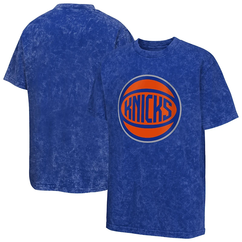 T-shirt bleu jeunesse des New York Knicks Rugged Defense