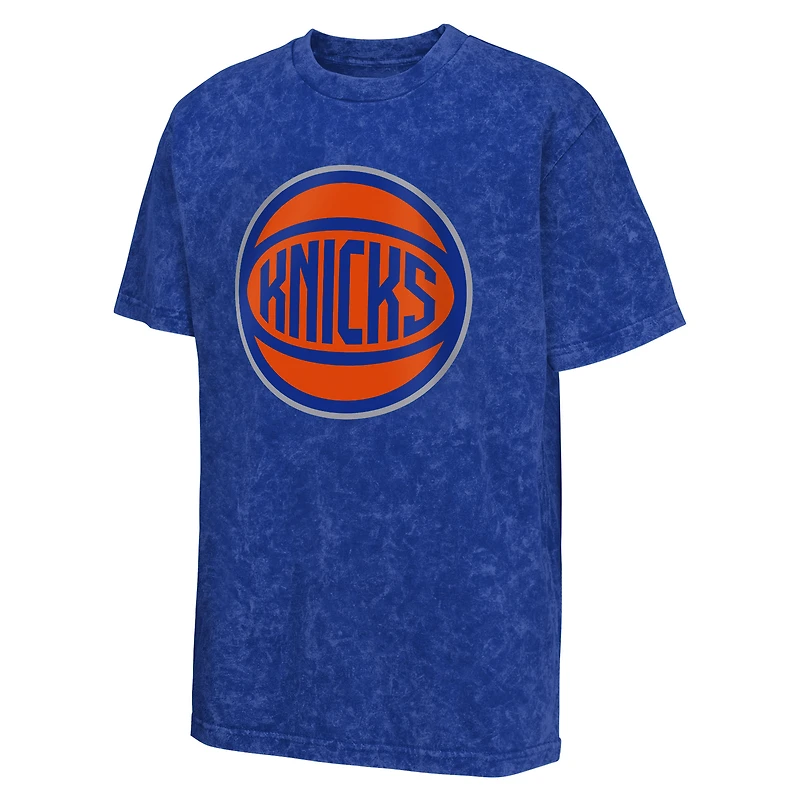 T-shirt bleu jeunesse des New York Knicks Rugged Defense