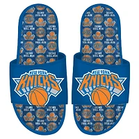 Youth ISlide New York Knicks Team Pattern Gel Slide Sandals