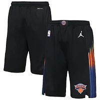 Short Swingman Jordan Brand noir New York Knicks Authentic Statement Edition pour jeunes