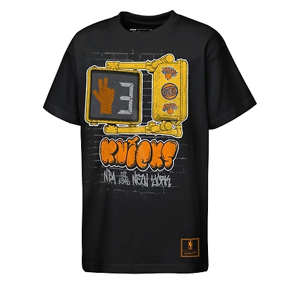 Youth Mitchell & Ness Cream New York Knicks Big Apple Energy T-Shirt