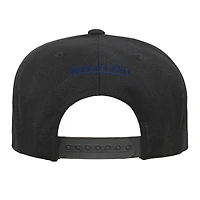 Casquette snapback noire New York Knicks Team Script pour jeune Mitchell & Ness