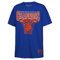 T-shirt Mitchell & Ness bleu pour enfant, New York Knicks, champions NBA 1973