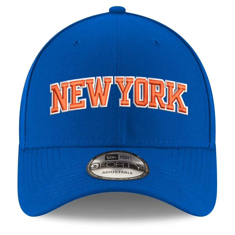 Youth New Era New York Knicks Wordmark Adjustable Hat