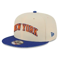 Youth New Era Cream New York Knicks 2025/26 City Edition 9FIFTY Snapback Hat