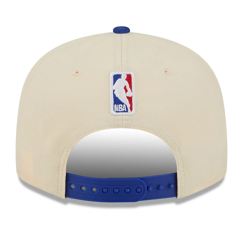 Casquette snapback New Era crème New York Knicks 2025/26 City Edition 9FIFTY pour jeunes