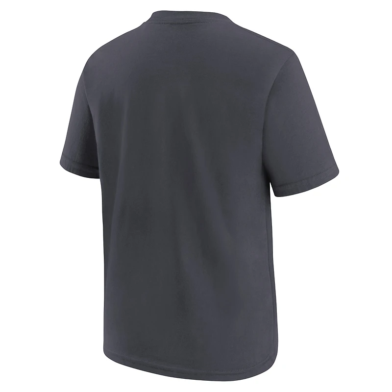 Youth Nike Anthracite New York Knicks 2026 NBA Finals Champions Limited Edition Locker Room T-Shirt