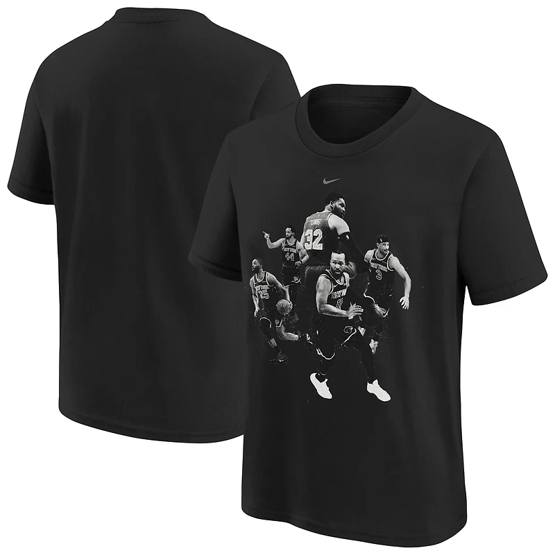 Youth Nike Black New York Knicks Players T-Shirt