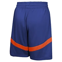 Short d'entraînement en maille Nike bleu New York Knicks pour jeunes