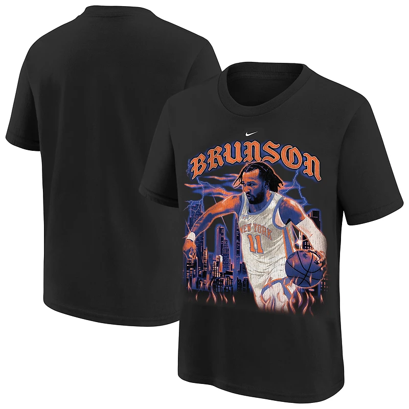 V110833 Knicks NAW City Edition 25 11 Jalen Brunson NK NBA CE T-shirt avec photo du joueur TEEYTHNUM Z2B7NB2X_NAW_NYKJB #1