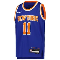 Youth Nike Jalen Brunson Blue New York Knicks Swingman Jersey - Icon Edition