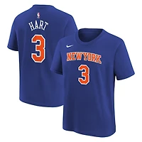Youth Nike Josh Hart White New York Knicks Association Name & Number T-Shirt