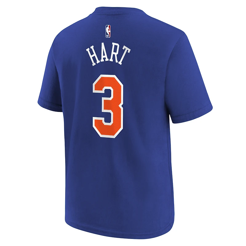 Youth Nike Josh Hart White New York Knicks Association Name & Number T-Shirt