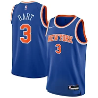 Youth Nike Josh Hart Blue New York Knicks Swingman Jersey - Icon Edition