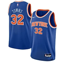 Maillot Nike Swingman bleu Karl-Anthony Towns New York Knicks pour enfant - Édition Icon