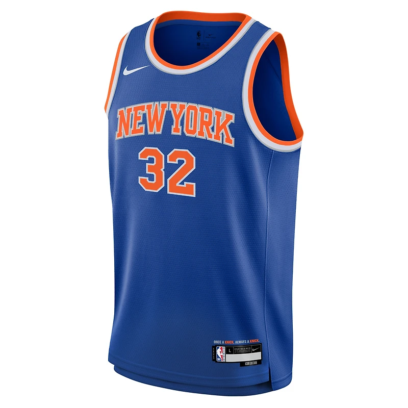 Maillot Nike Swingman bleu Karl-Anthony Towns New York Knicks pour enfant - Édition Icon