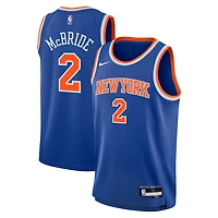 Youth Nike Miles McBride Blue New York Knicks Swingman Jersey - Icon Edition