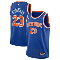 Maillot Swingman Nike Mitchell Robinson bleu New York Knicks pour enfant - Édition Icon