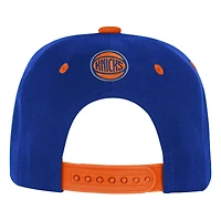 Youth Outerstuff  Blue/Orange New York Knicks Two-Tone Snapback Hat