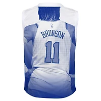 Youth Outerstuff Jalen Brunson Blue New York Knicks Hometown Fashion Jersey