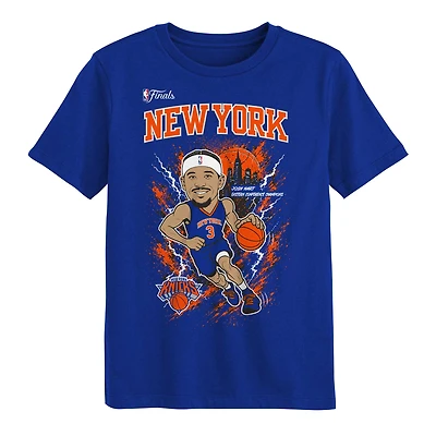 Youth Outerstuff Josh Hart Blue New York Knicks 2026 NBA Finals Player T-Shirt