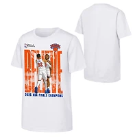Youth Outerstuff OG Anunoby & Karl-Anthony Towns White New York Knicks 2026 NBA Finals Champions Believe T-Shirt