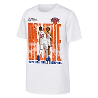 Youth Outerstuff OG Anunoby & Karl-Anthony Towns White New York Knicks 2026 NBA Finals Champions Believe T-Shirt