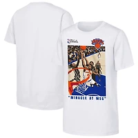 Youth Outerstuff OG Anunoby White New York Knicks 2026 NBA Finals Game 4 Tip-In T-Shirt