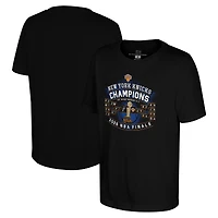 Youth Stadium Essentials Black New York Knicks 2026 NBA Finals Champions Bracket T-Shirt