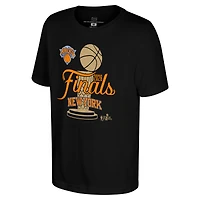 T-shirt Youth Stadium Essentials noir New York Knicks, collection croisière des finales NBA 2026