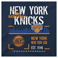 Youth Stadium Essentials Navy New York Knicks Hideout T-Shirt