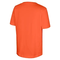 Youth Stadium Essentials Orange New York Knicks 2026 NBA Finals Champions State T-Shirt