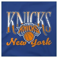 Youth Stadium Essentials Royal New York Knicks Sky High T-Shirt