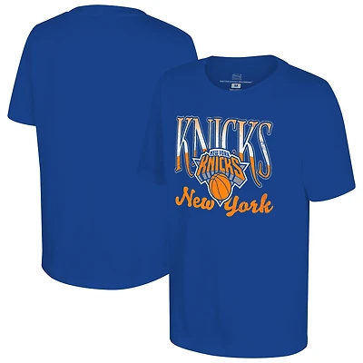 T-shirt Youth Stadium Essentials Royal New York Knicks Sky High