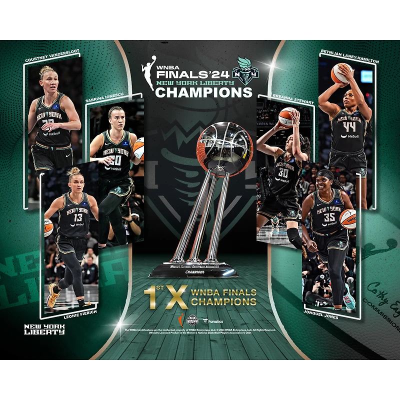 New York Liberty 2024 WNBA Finals Champions Stylized Photograph