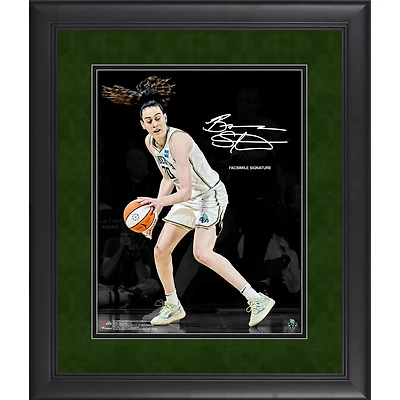 Breanna Stewart New York Liberty Fac-similé Signature Encadré 11" x 14 " Photographie Spotlight