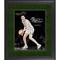 Breanna Stewart New York Liberty Fac-similé Signature Encadré 11" x 14 " Photographie Spotlight