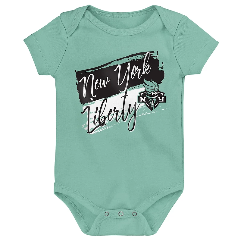 Ensemble de body 3 pièces pour bébé Outerstuff New York Liberty Destiny