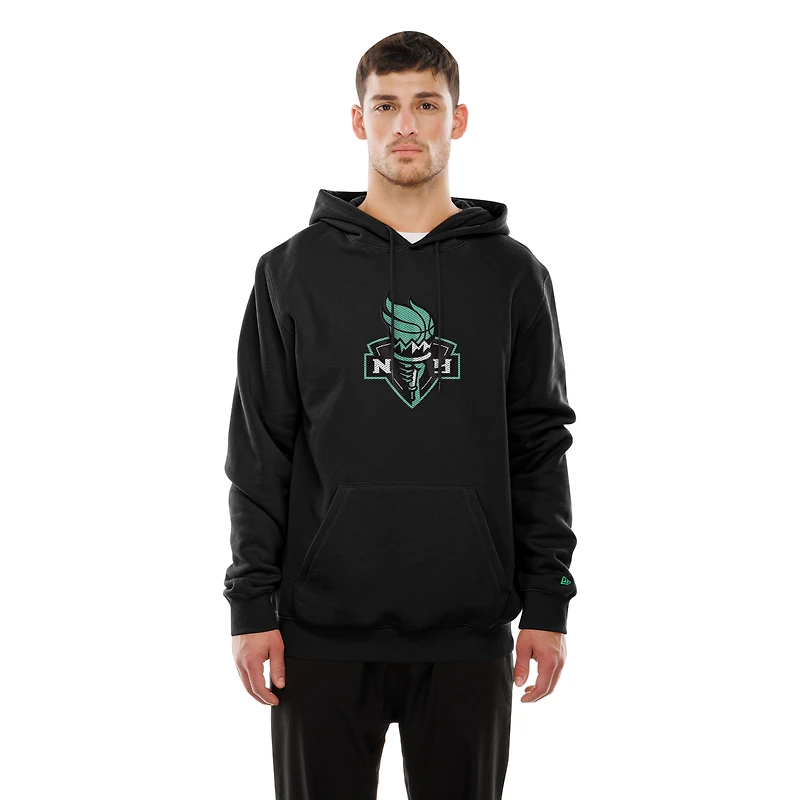 Sweat à capuche New Era noir York Liberty Champions Premium pour homme
