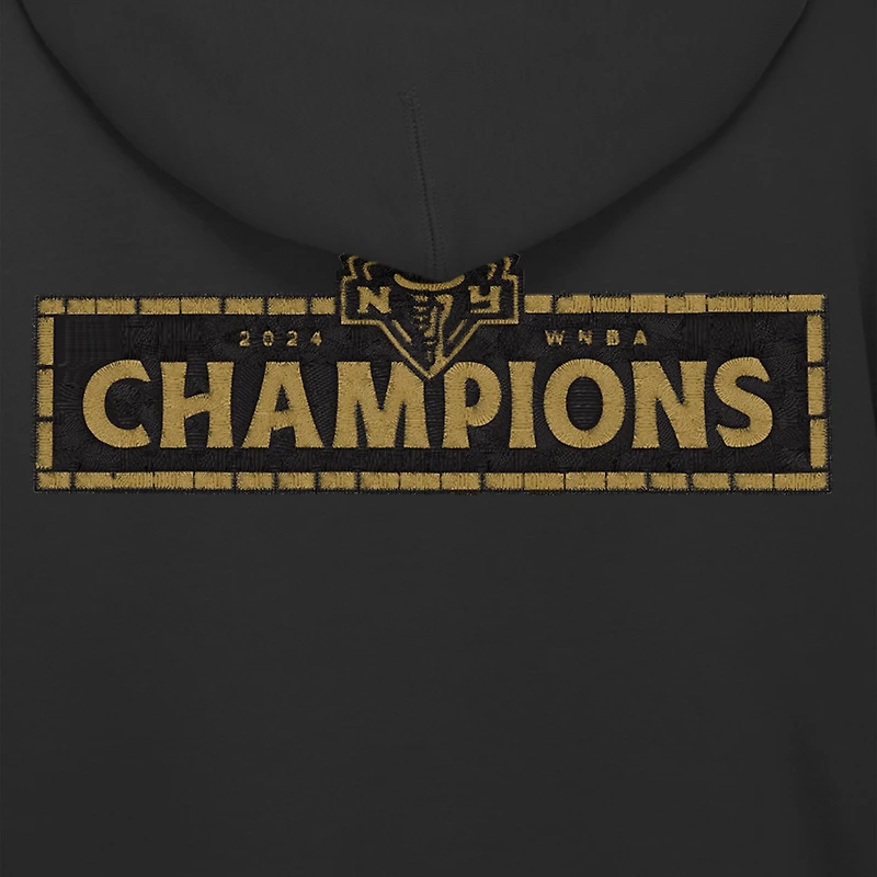 Sweat à capuche New Era noir York Liberty Champions Premium pour homme