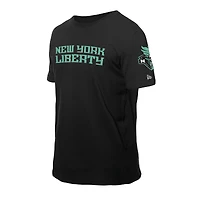T-shirt New Era noir pour homme avec logo York Liberty Premium