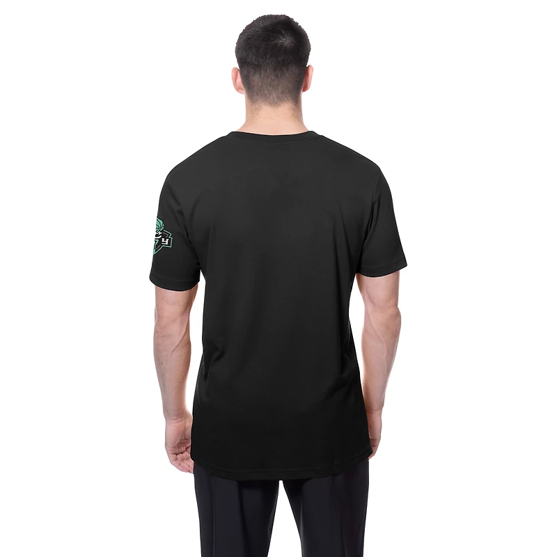 T-shirt New Era noir pour homme avec logo York Liberty Premium