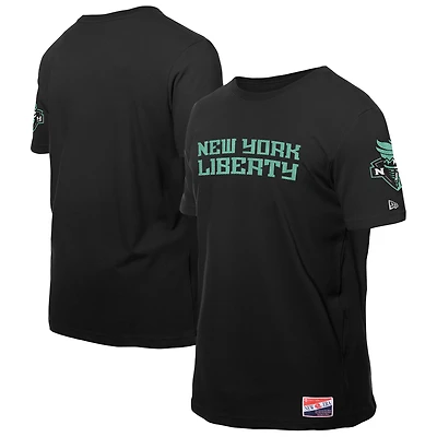 Men's New Era  Black New York Liberty Premium Wordmark T-Shirt